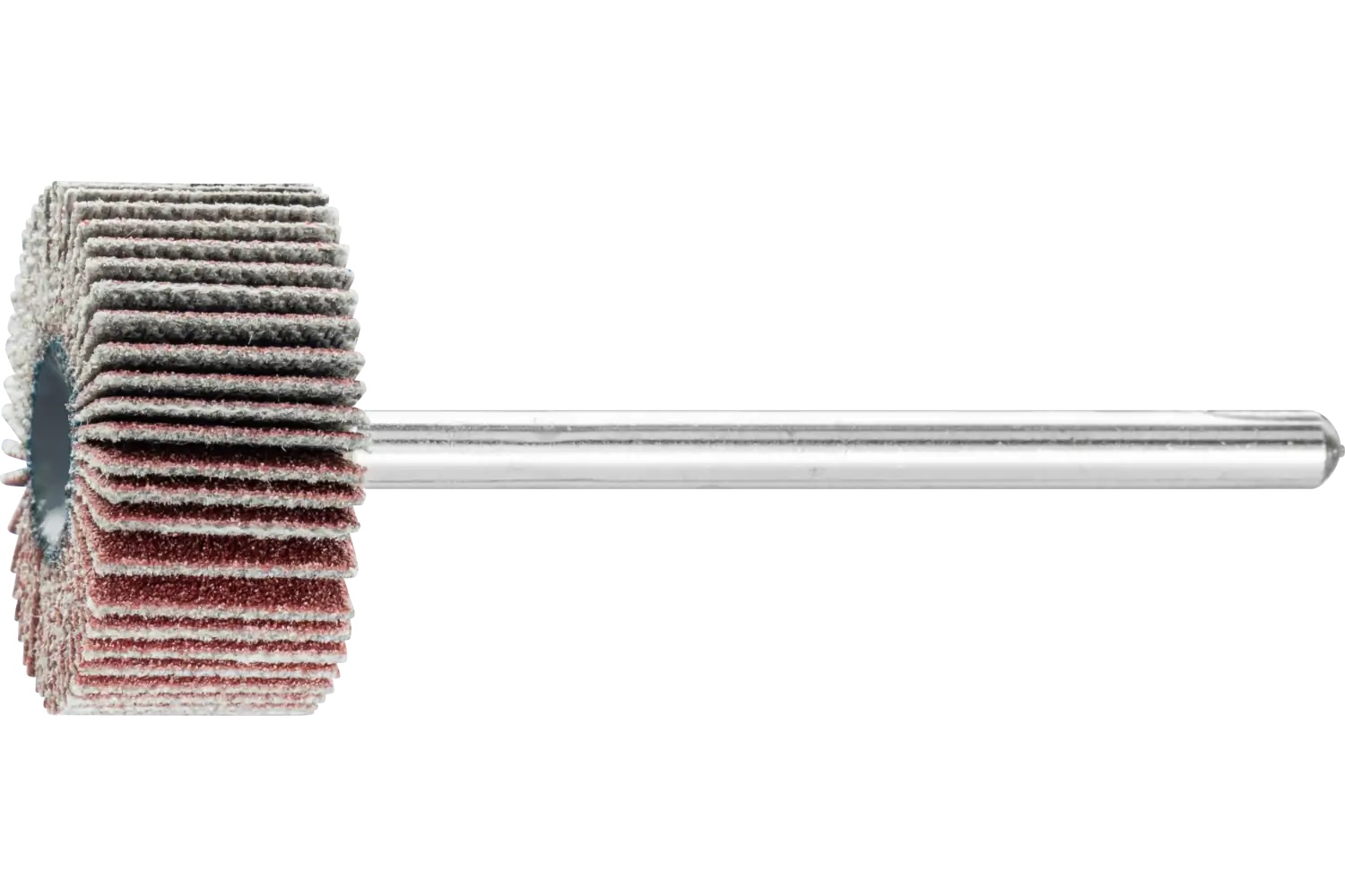 Picture of Pferd Mounted Flap Wheel, 3/4" X 3/8, 240 Grit, 1/8" Shank, Aluminum Oxide